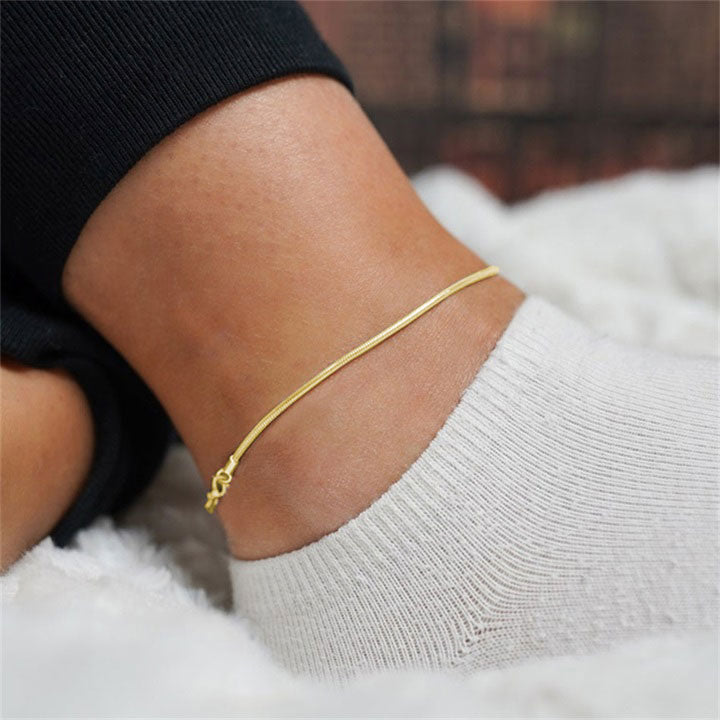 SHANILAY | 18K Gold Pink Anklet