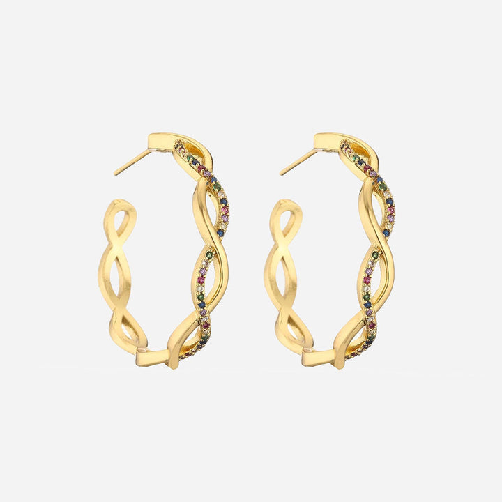 Jureniça | 18K Gold Wave Earrings