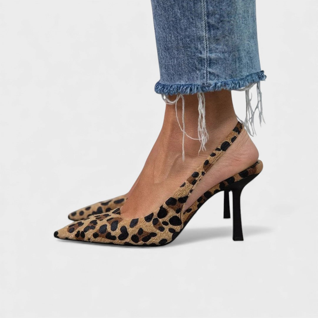Serena™ | Leopard Print High Heels