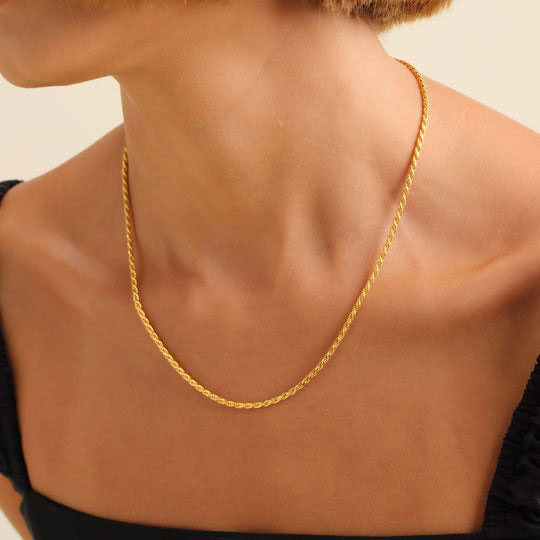 Micarin | 18K Yellow Gold Rope Chain