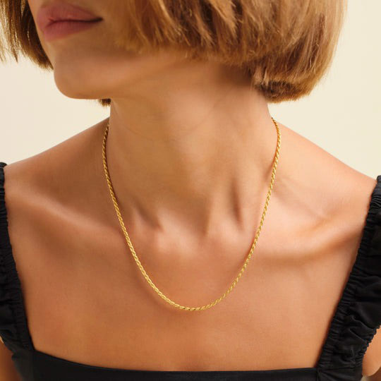 Micarin | 18K Yellow Gold Rope Chain