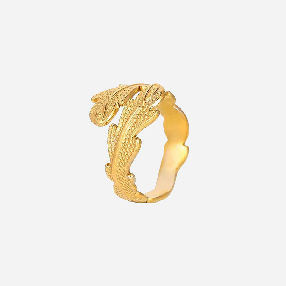 Janirel | K18 Coral Ring