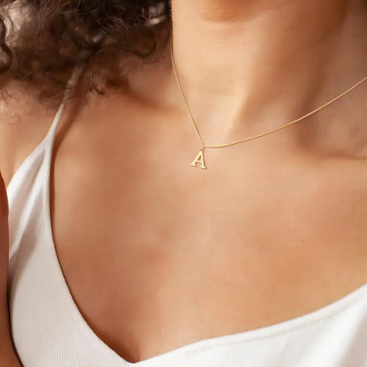 Enzalin | 18K Gold Necklace with Initials