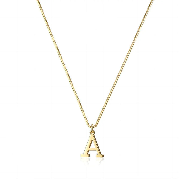 Enzalin | 18K Gold Necklace with Initials