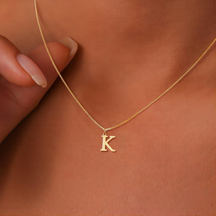 Enzalin | 18K Gold Necklace with Initials
