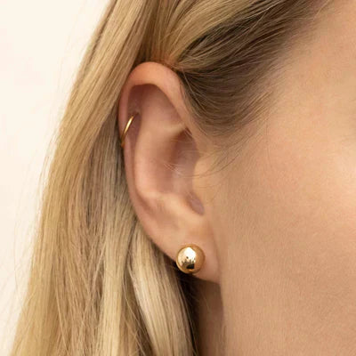 Soravel | 18K Round Earrings