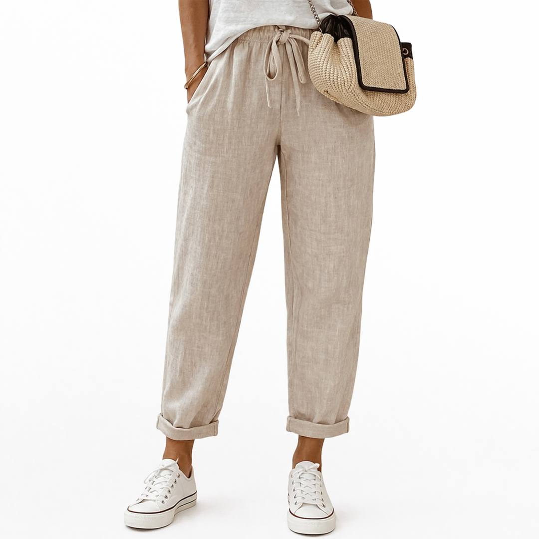 Dorevia™ Lightweight Cotton-Linen Casual Pants