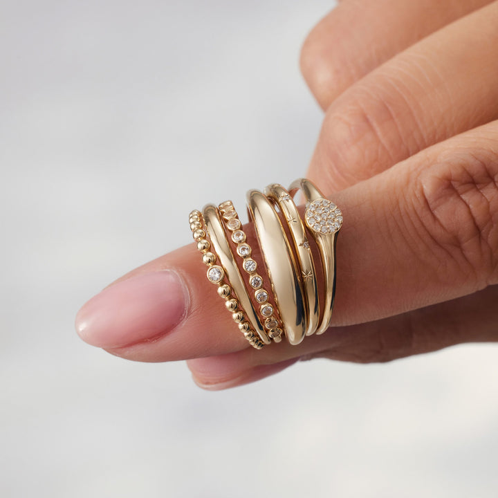 L'Akien | 18K Gold Midi Ring