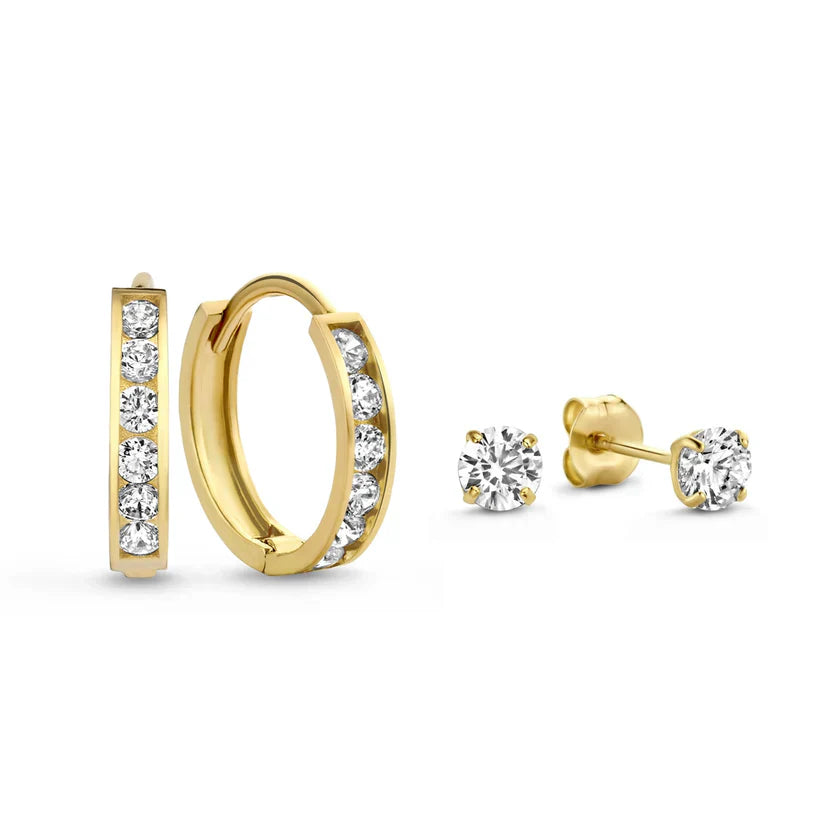 Syrenellee | 14K Gold Earring Set