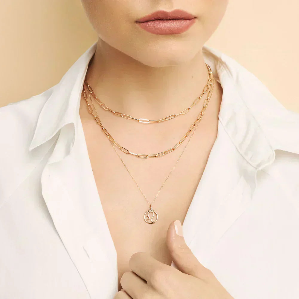 Rosalette | 18K Gold Zodiac Necklace