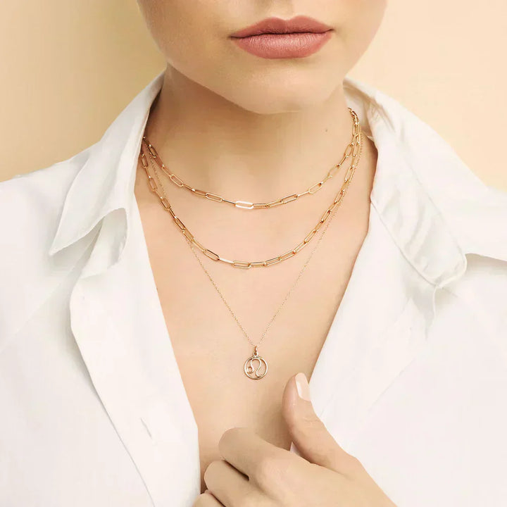 Rosalette | 18K Gold Zodiac Necklace