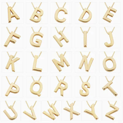 Enzalin | 18K Gold Necklace with Initials