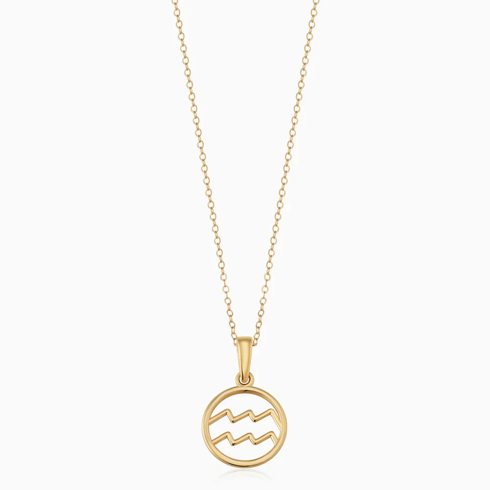 Rosalette | 18K Gold Zodiac Necklace