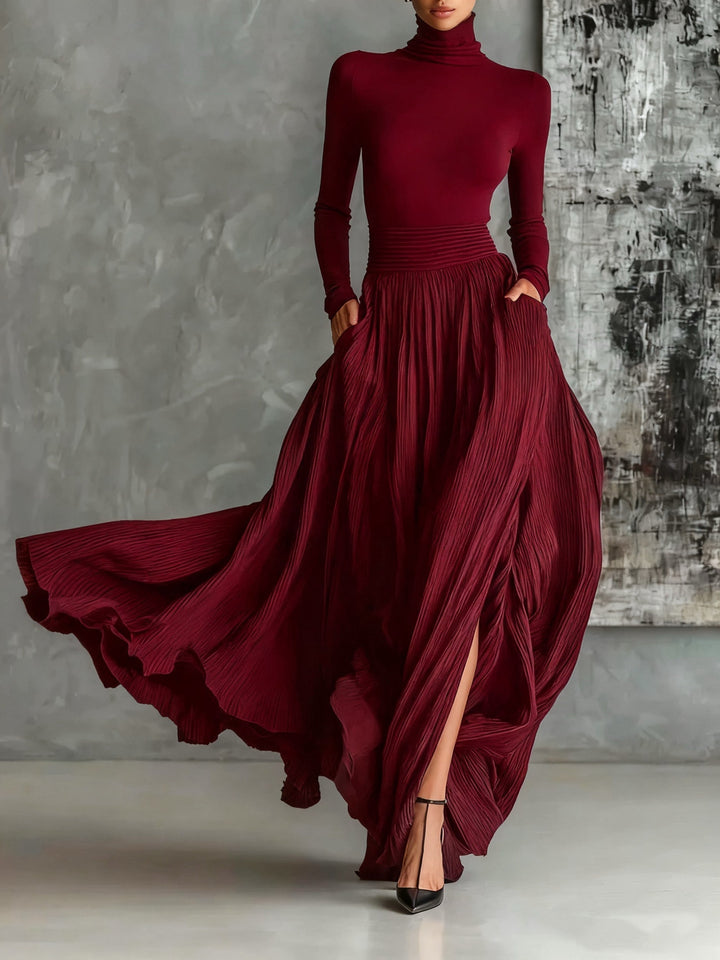 Eva™ | Elegant Pleated Skirt Set
