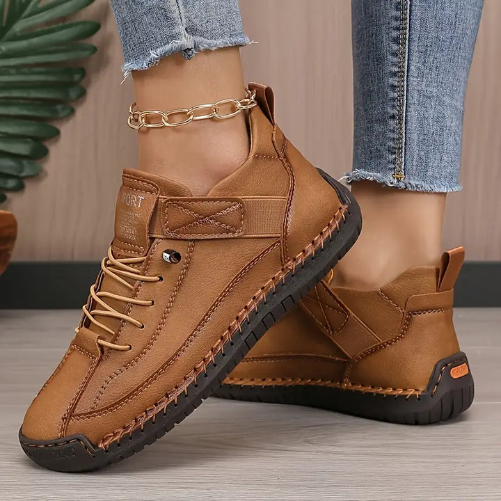 Gisela - Comfortable orthopedic shoes (leather effect)