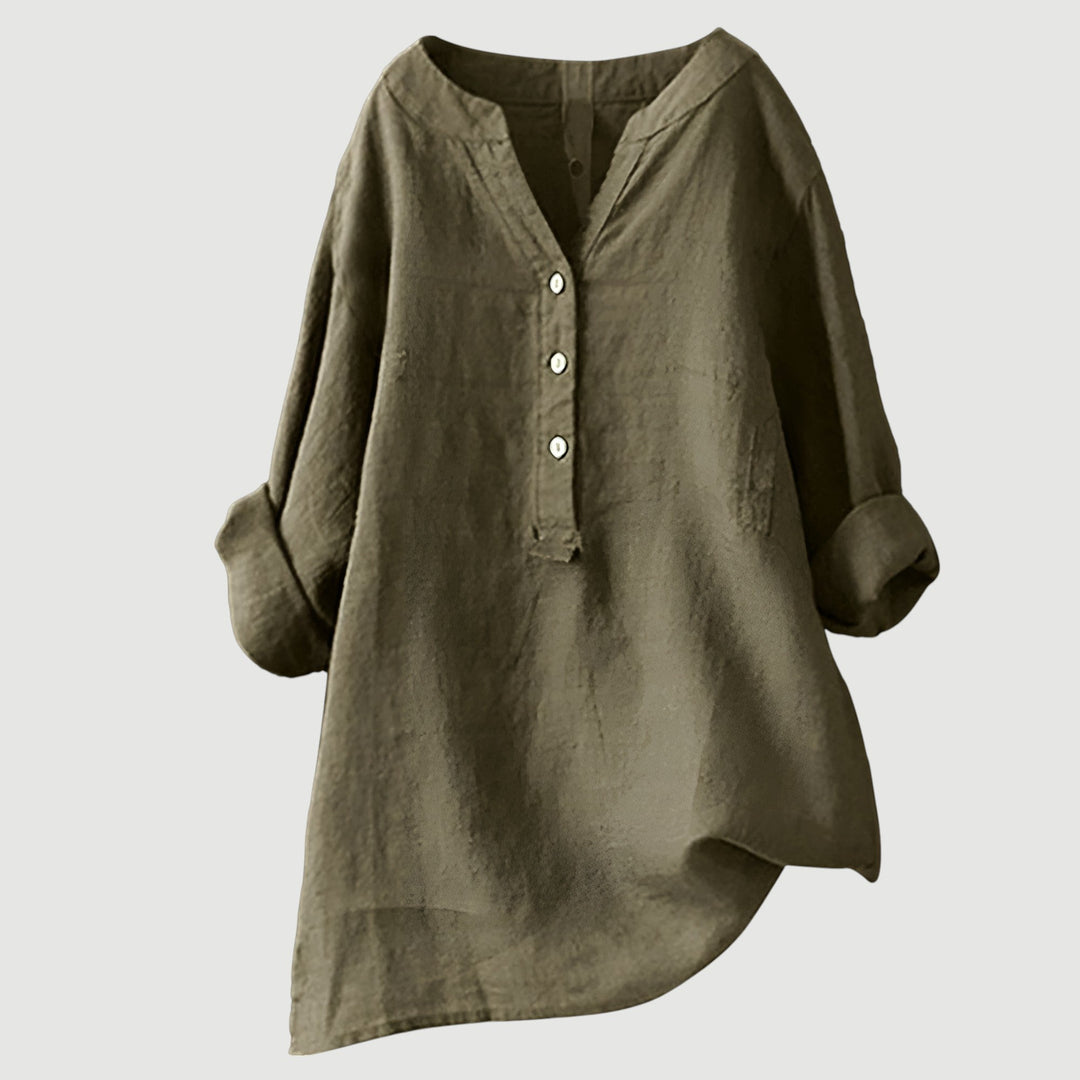 Gavienne™ Lightweight and Comfortable Linen Blouse for Women