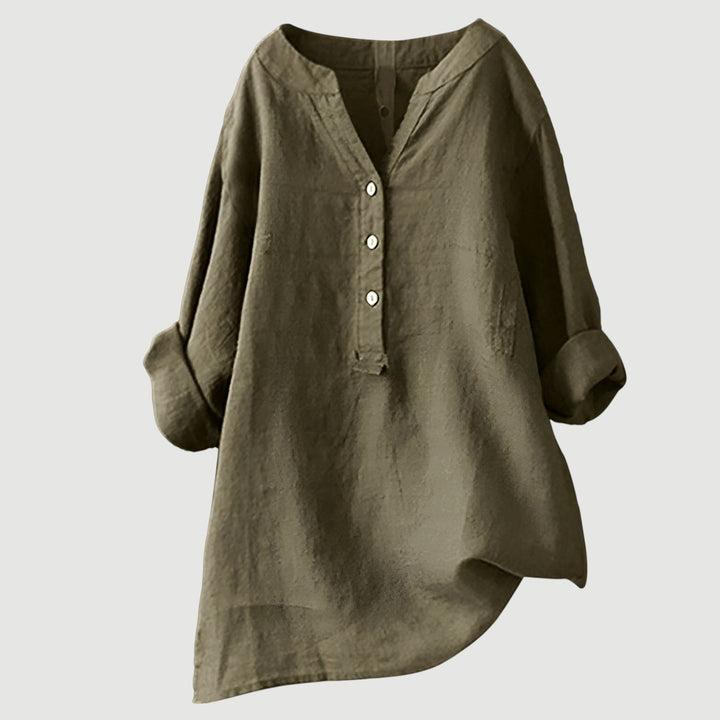 Gavienne™ Lightweight and Comfortable Linen Blouse for Women