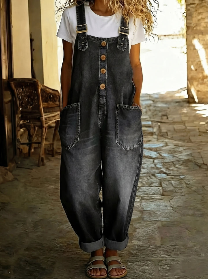 Rocio™ - Casual Denim All-in-One with Adjustable Buckles
