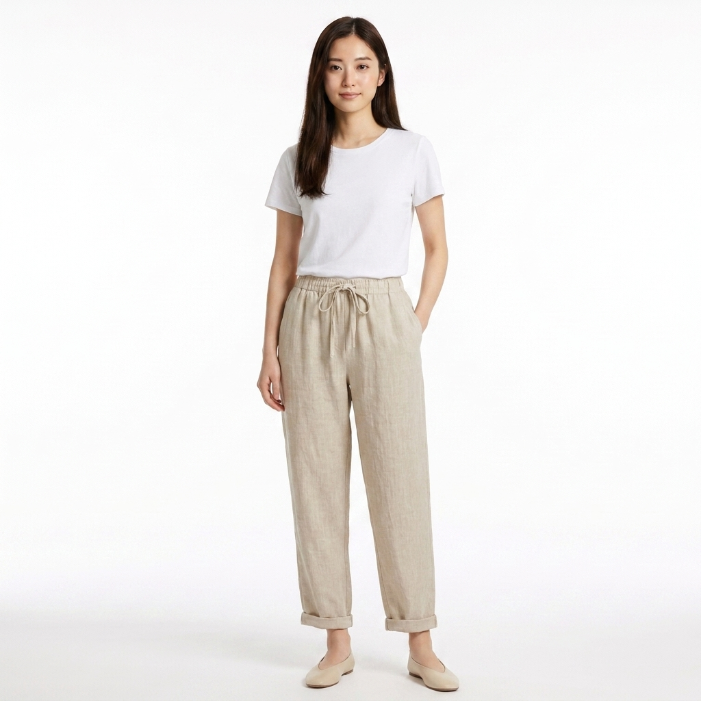 Dorevia™ Lightweight Cotton-Linen Casual Pants