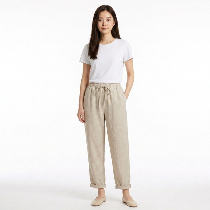 Dorevia™ Lightweight Cotton-Linen Casual Pants
