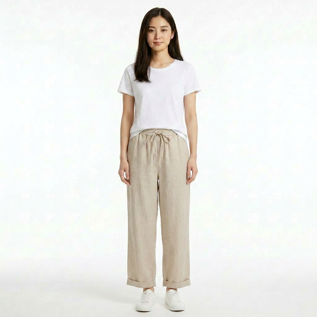 Dorevia™ Lightweight Cotton-Linen Casual Pants