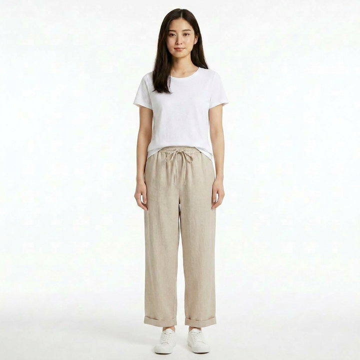 Dorevia™ Lightweight Cotton-Linen Casual Pants