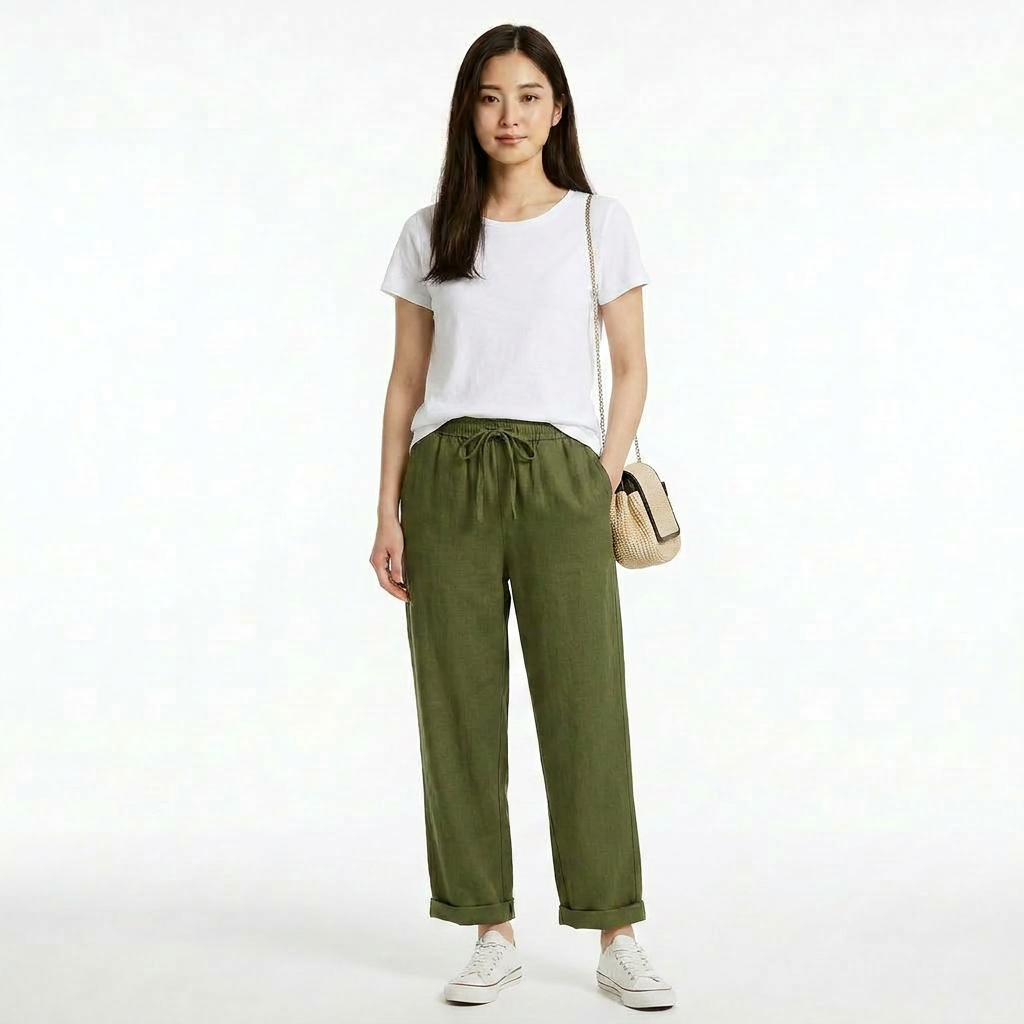 Dorevia™ Lightweight Cotton-Linen Casual Pants
