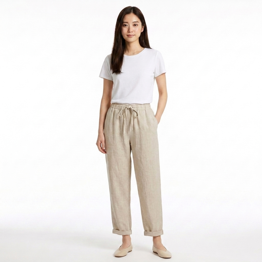 Dorevia™ Lightweight Cotton-Linen Casual Pants