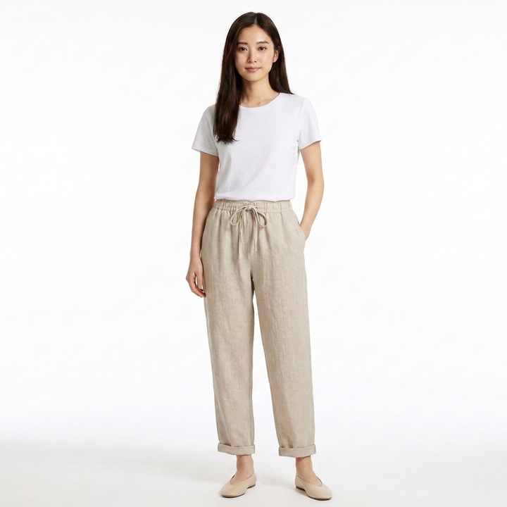Dorevia™ Lightweight Cotton-Linen Casual Pants