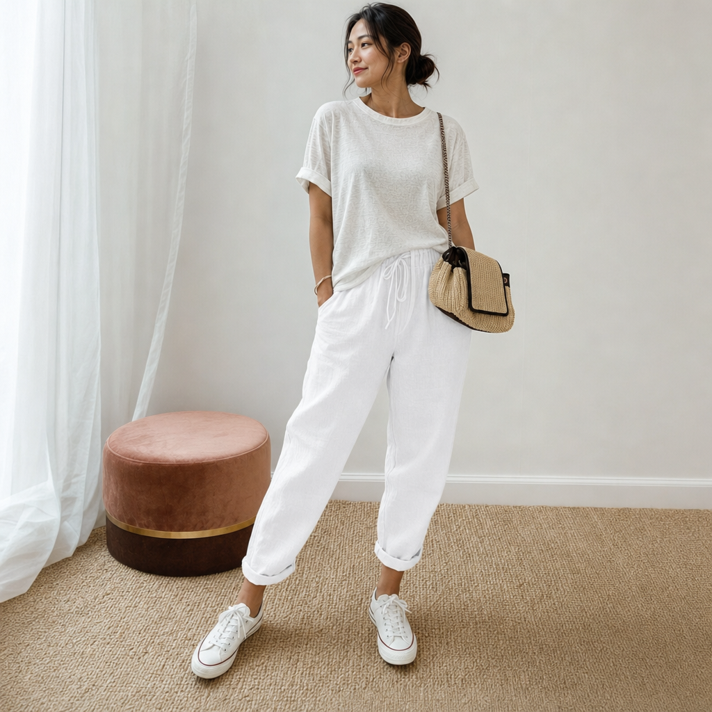Dorevia™ Lightweight Cotton-Linen Casual Pants