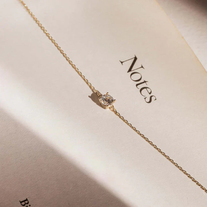 Darinet | 14K Gold Moissanite Bracelet
