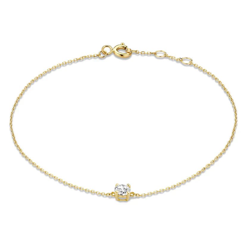 Darinet | 14K Gold Moissanite Bracelet