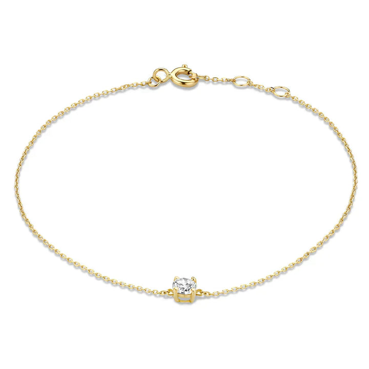 Darinet | 14K Gold Moissanite Bracelet