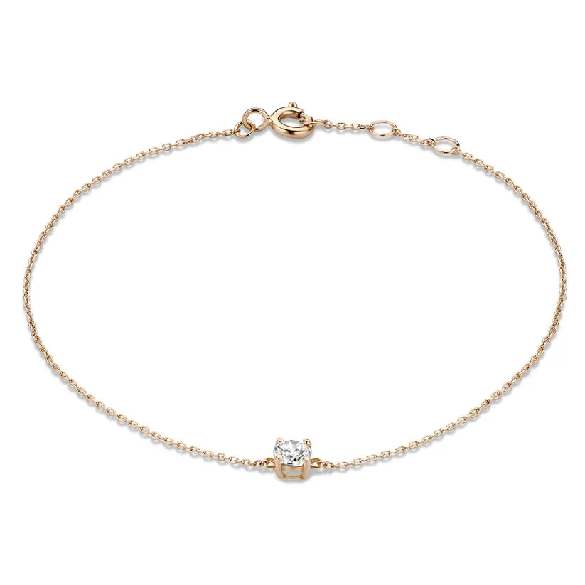 Darinet | 14K Gold Moissanite Bracelet