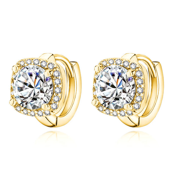 18K gold diamond earrings | Tina Mariel