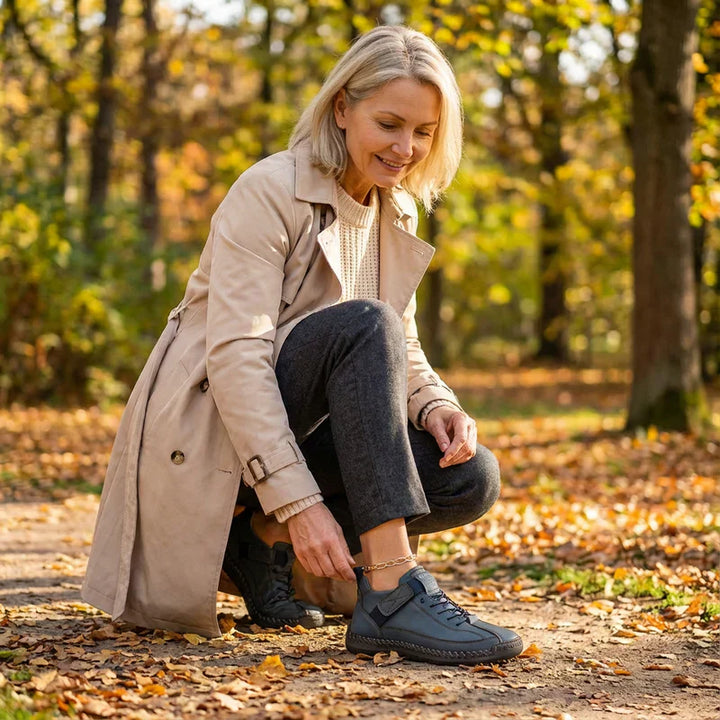 Gisela - Comfortable orthopedic shoes (leather effect)