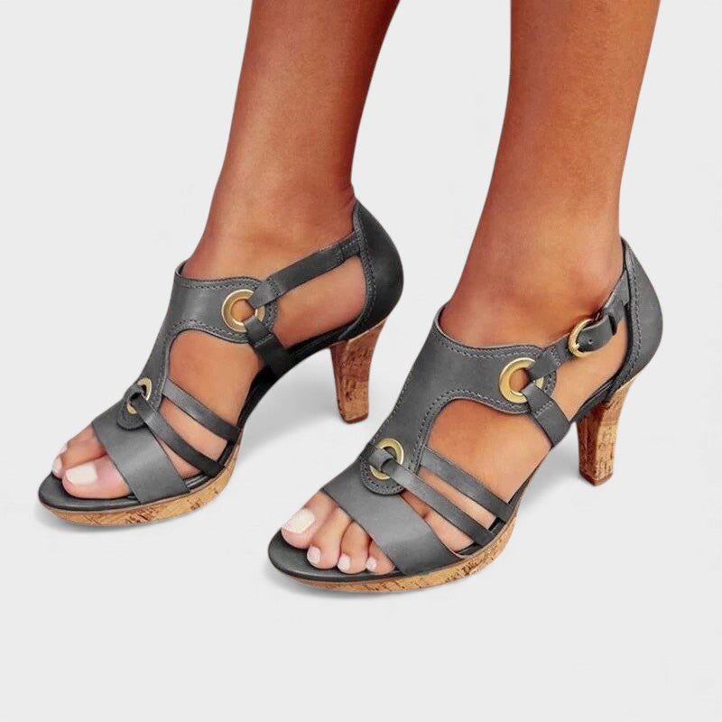 Sarah™ | Comfortable Heeled Sandals